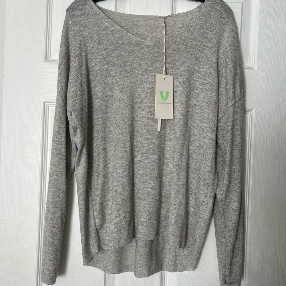 Carla Giannini Long Sleeve Top Made in Italy 🇮🇹